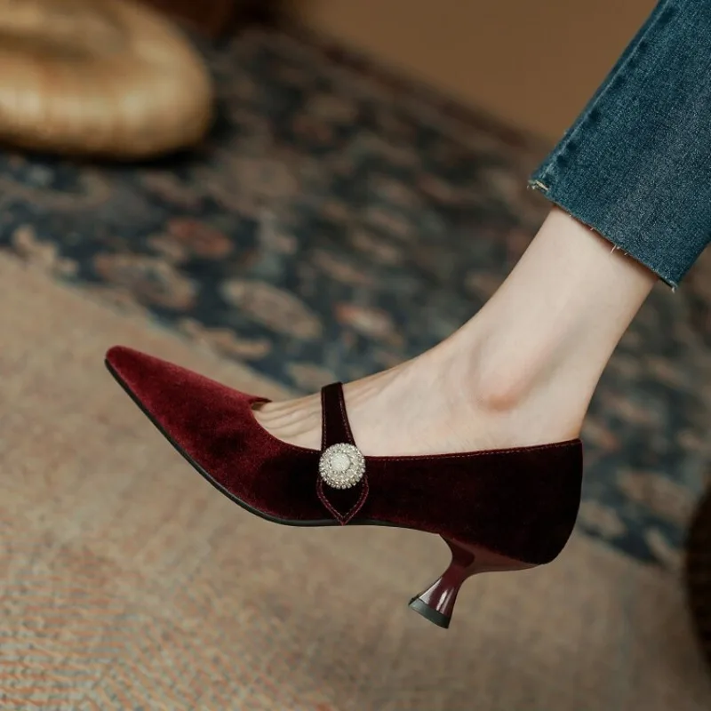Zapatos Mary Jane con punta pu - Women'S Shoes reseña y precio