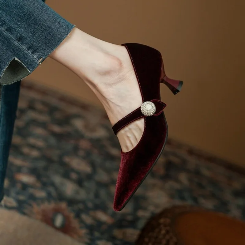 Zapatos Mary Jane con punta pu - Women'S Shoes reseña y precio